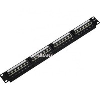 cat5e 24ports angled patch panel