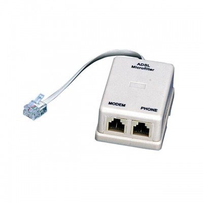 2 port ADSL MODEM splitter surface mount box