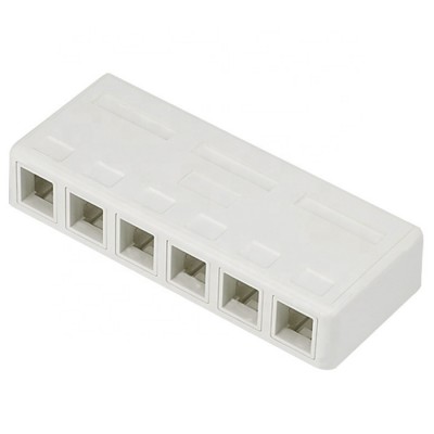 surface mount rj45 rj11 outlet box