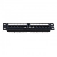 12port cat6 patch panel